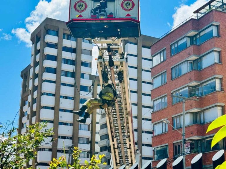 Simulacro Cuerpo de Bomberos Oficial de Bogotá fire experiences anraci 2024