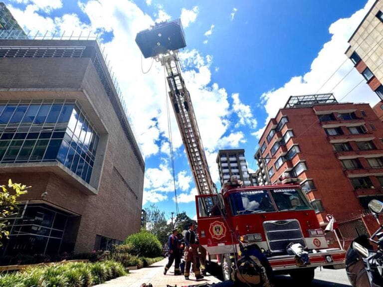 Simulacro Cuerpo de Bomberos Oficial de Bogotá fire experiences anraci 2024