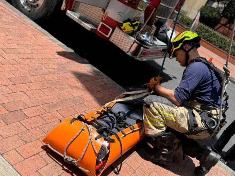 Simulacro Cuerpo de Bomberos Oficial de Bogotá fire experiences anraci 2024