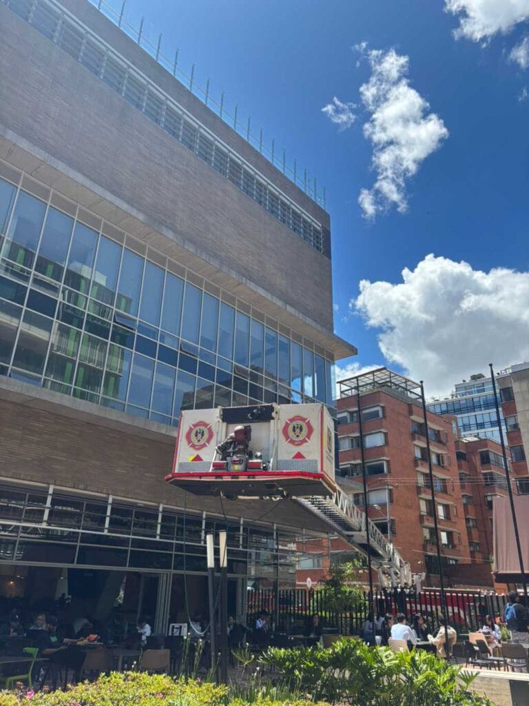 Simulacro Cuerpo de Bomberos Oficial de Bogotá fire experiences anraci 2024