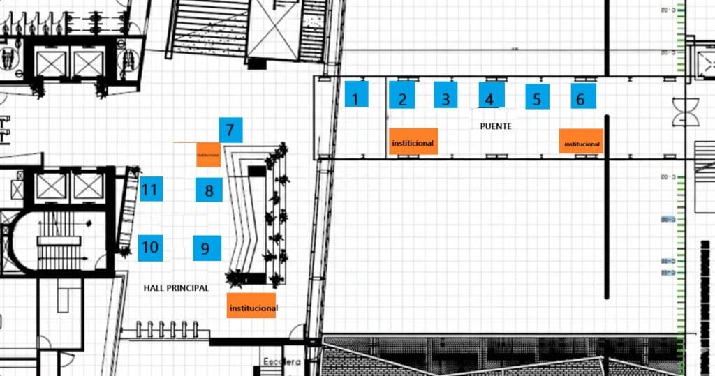 Plano de distribución